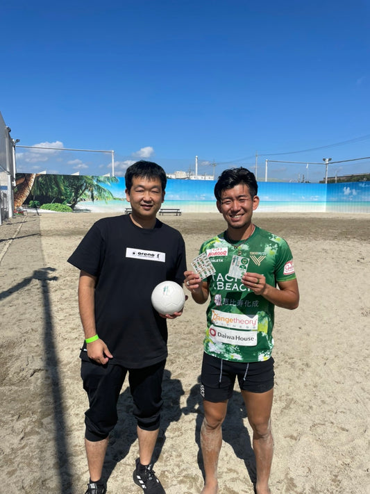 ビーチサッカー日本代表 原口選手と！